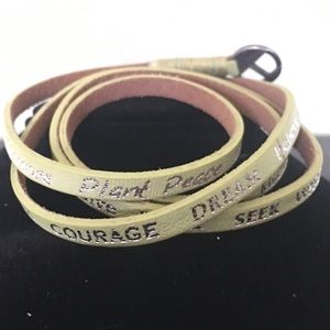Good Works Make A Difference Wrap Around Bracelet